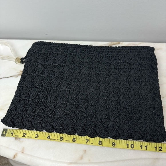Vintage Black Crochet Bag - Picture 2 of 13